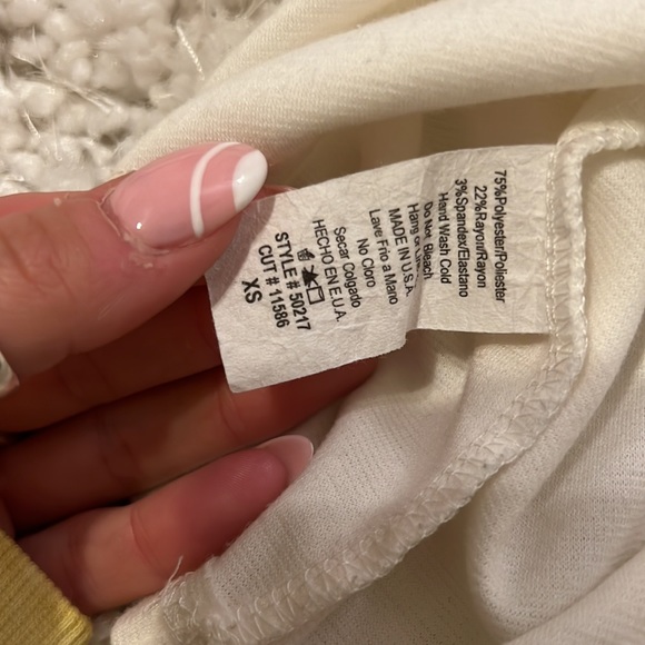 Windsor Cream Crop Top - Picture 4 of 4